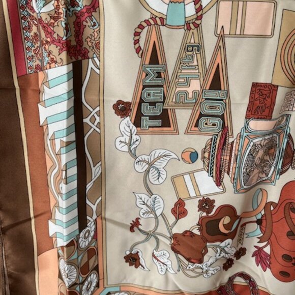 Boho patterned scarf. - Picture 1 of 4